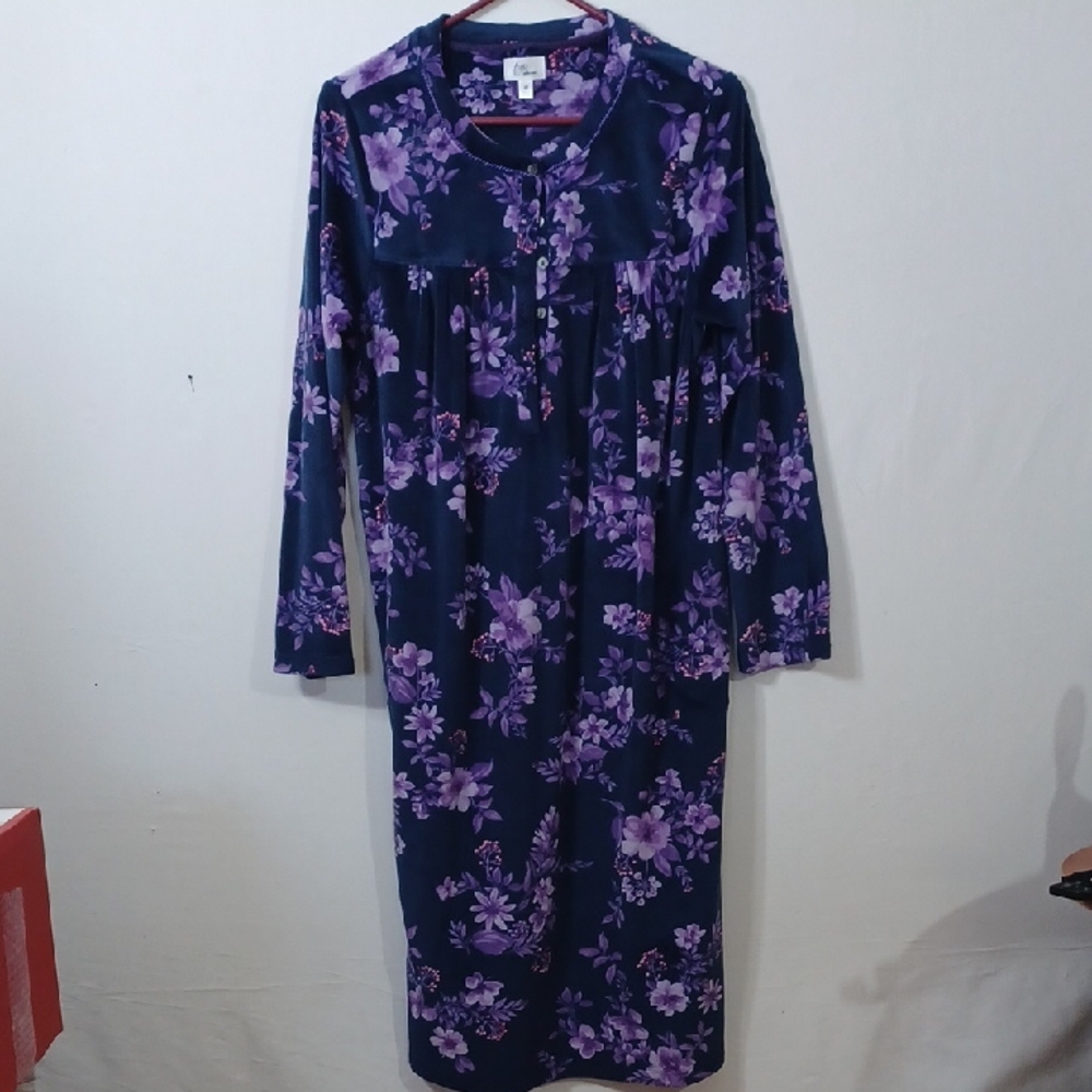 Dalia Collection Purple Floral Dress